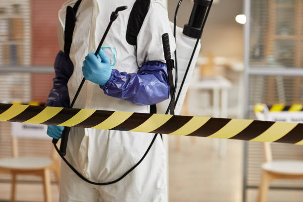 Professional Biohazard technician working in Shelby, MI